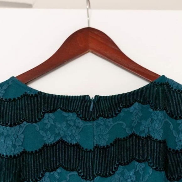 ModCloth Black and Blue Lace dress - Picture 7 of 9